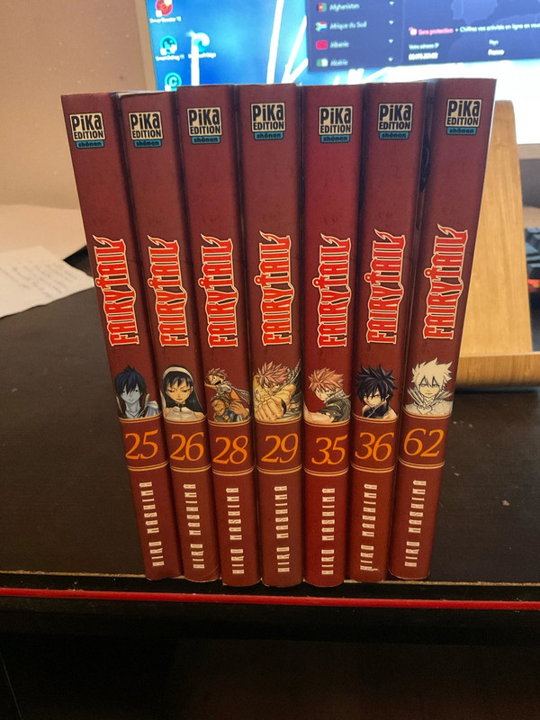 Manga lot fairy tail T25,26,28,29,35,36,62