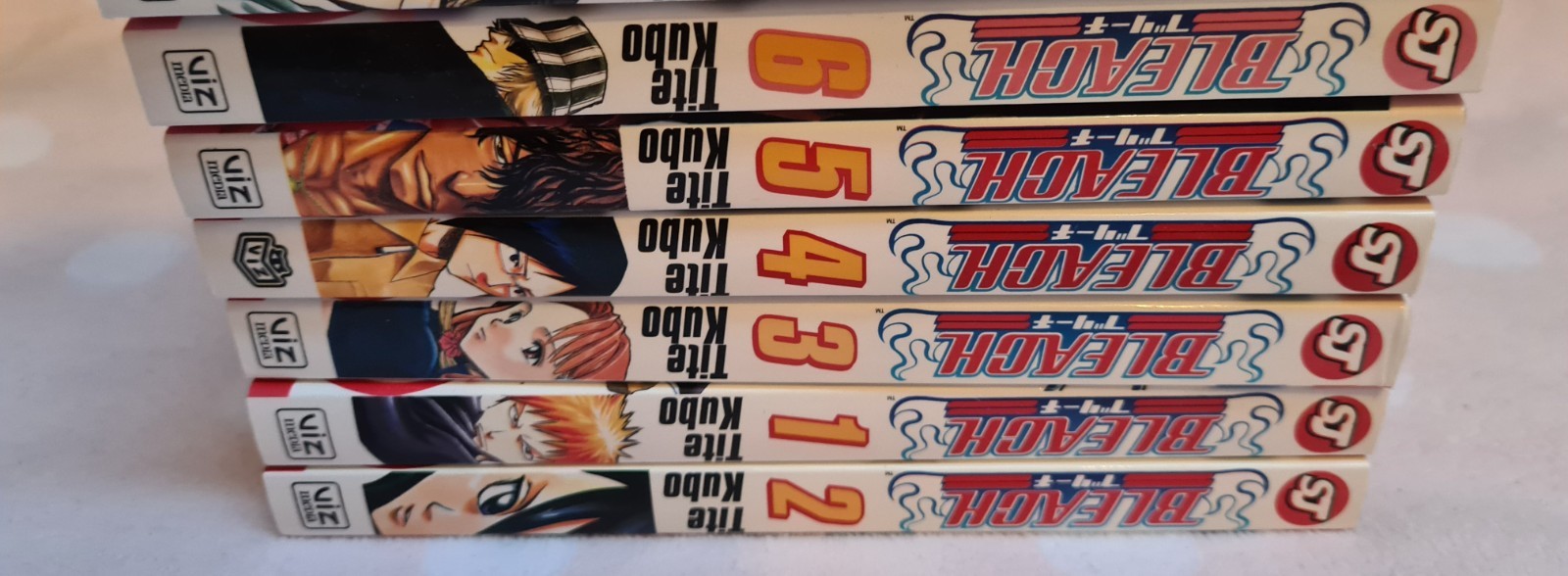 Bleach Manga Volumes 1-6 Tite Kubo English Language anime Shonen jump