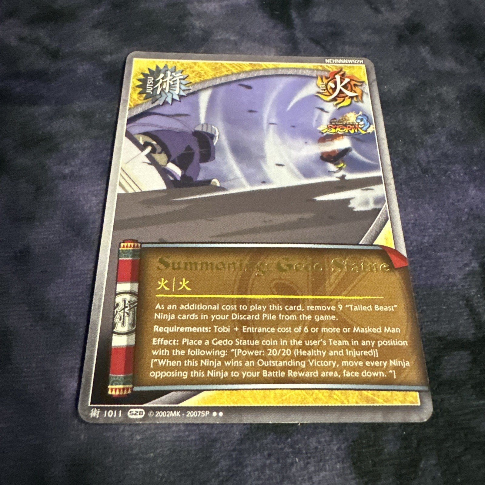 Bandai Naruto CCG Summoning: Gedo Statue 1011 S28 Rare