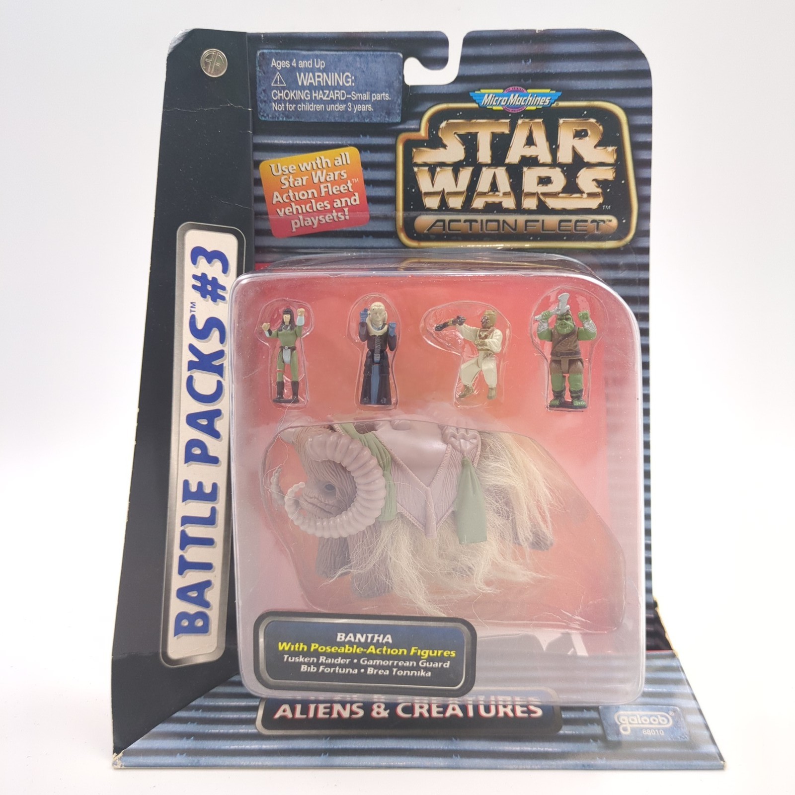 Star Wars Micro Machines Action Fleet Battle Packs #3 Bantha con personaggi Galoob