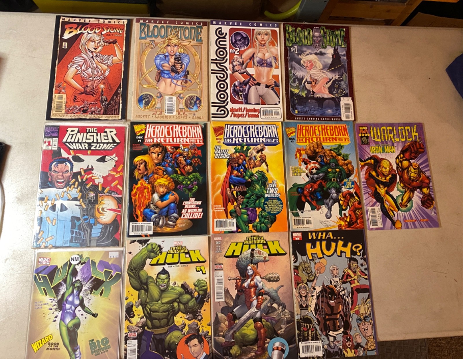 Bloodstone 1-4 Set (2001) - 1° Apparizione di Elsa Bloodstone 9 bonus marvel