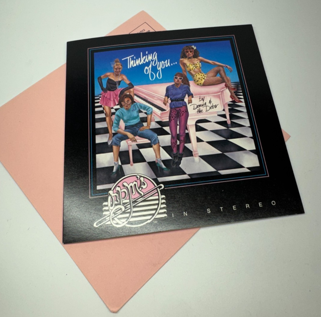 RPM'S IN STEREO 6.5" flexi-disc Thinking Of You MINT- Record Greeting Card 1983