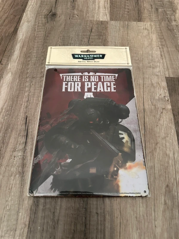 Warhammer 40.000 Blechschild, eingeschweißt