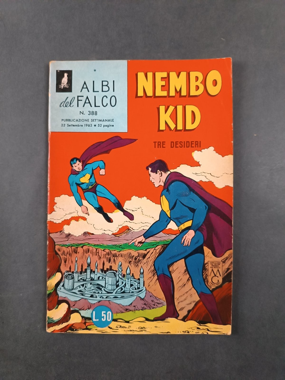 Albi del Falco Nembo Kid n.388 Tre Desideri Mondadori 1963