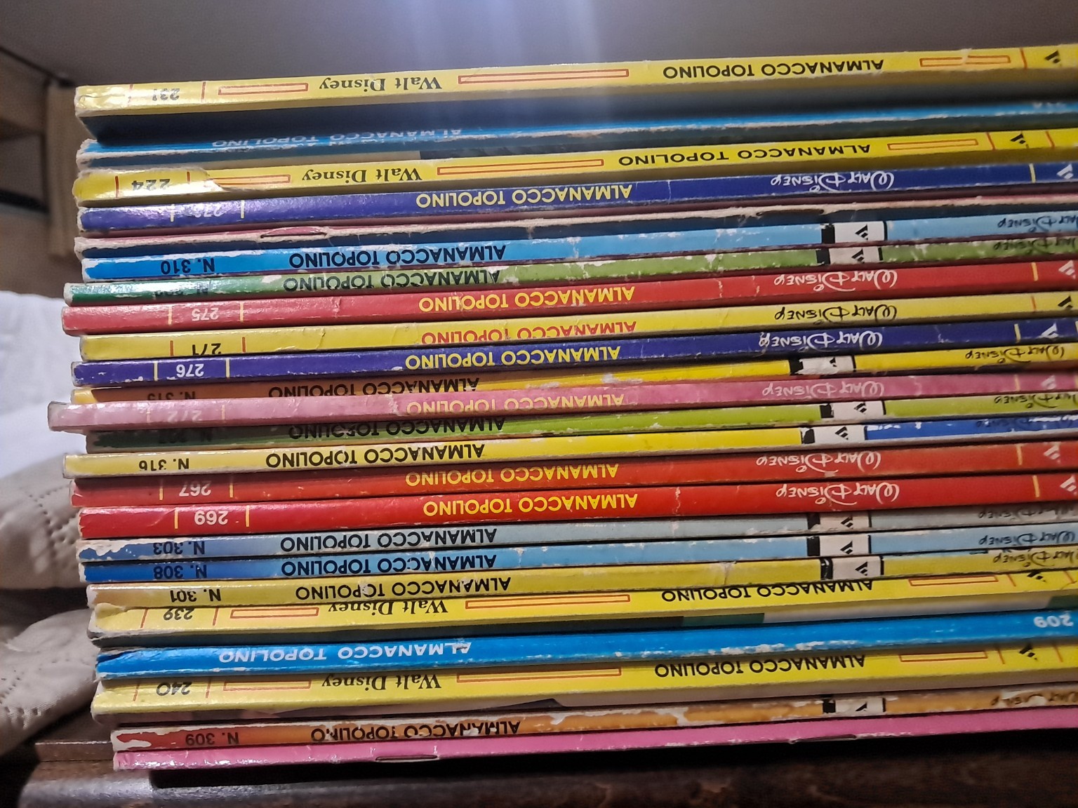 LOTTO 24 ALMANACCO TOPOLINO WALT DISNEY MONDADORI ANNI '70-'80 FUMETTI COLLEZION