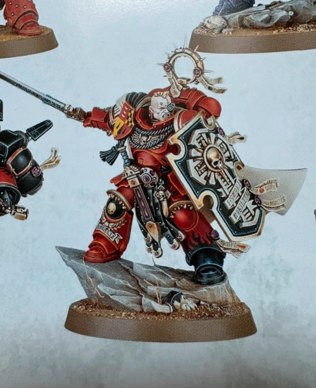 Captain with relic shield