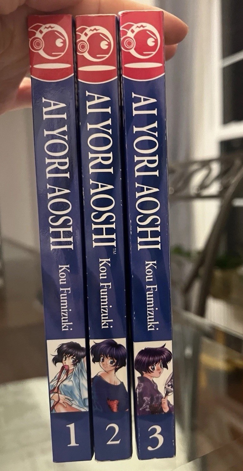 Ai Yori Aoshi Manga Lotto Volumi 1-3 Inglese Tokyopop Kou Fumizuki Romance