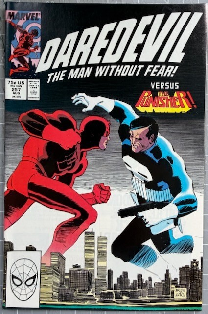 Marvel Daredevil #257 Punisher 1988 copia quasi nuova