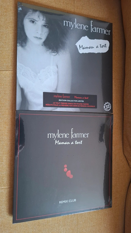 2 vinyls Mylene Farmer 2026 Édition limitée rouge les 2
