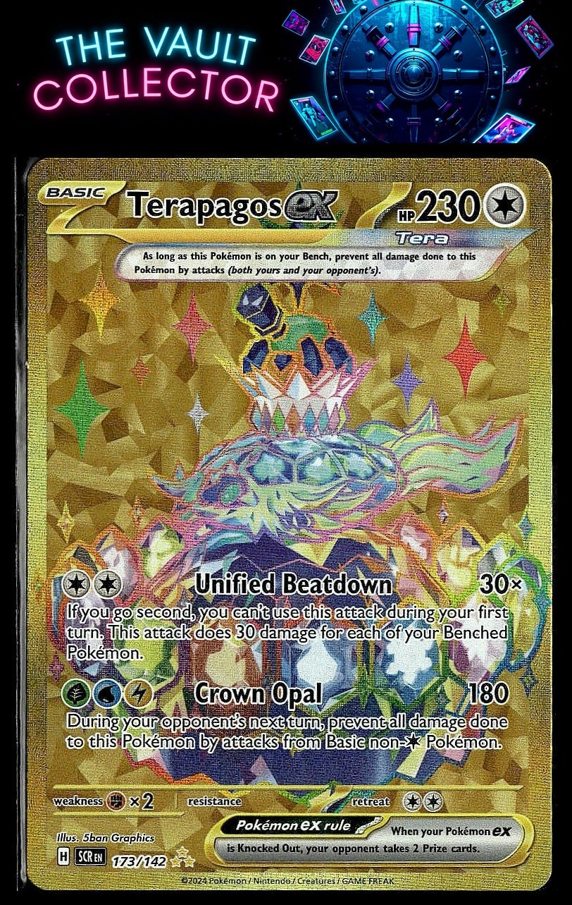 SV07: Stellar Crown Terapagos ex #173/142 Holo
