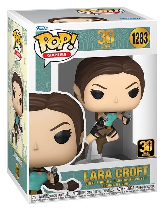 Tomb Raider POP! Games Vinyl Figure Lara Croft (30th Anniversary) 9 cm POP funko