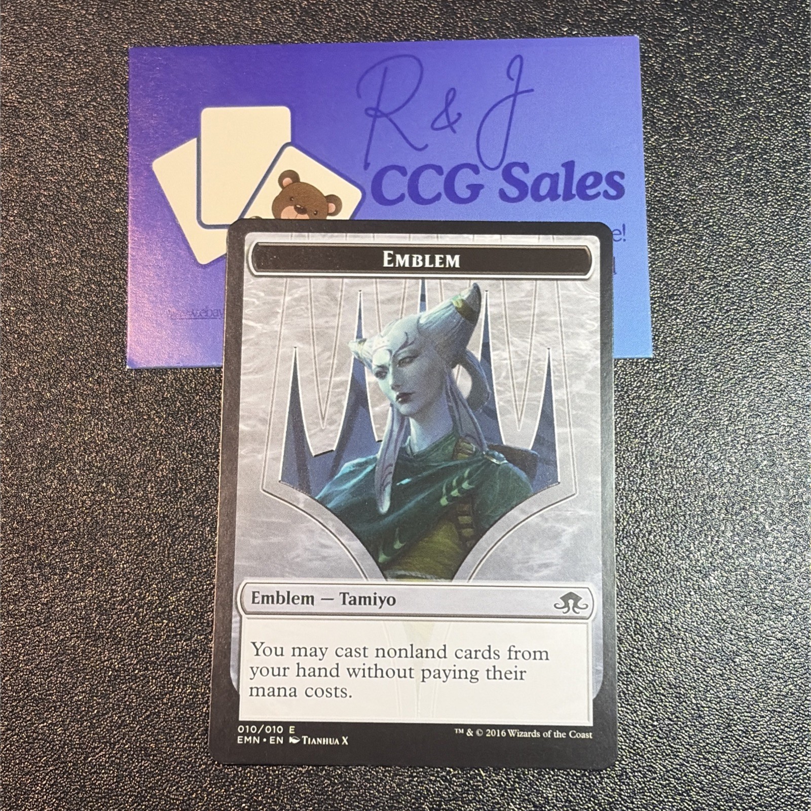 MTG - Emblem - Tamiyo - Eldritch moon - Near Mint