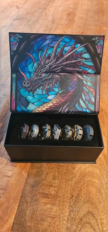 D&D dice Coins Yarro flipdie seven realms