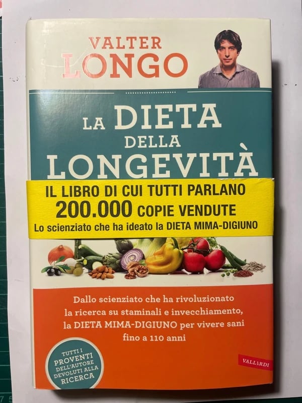 Libro “La dieta della longevità” di Valter Longo
