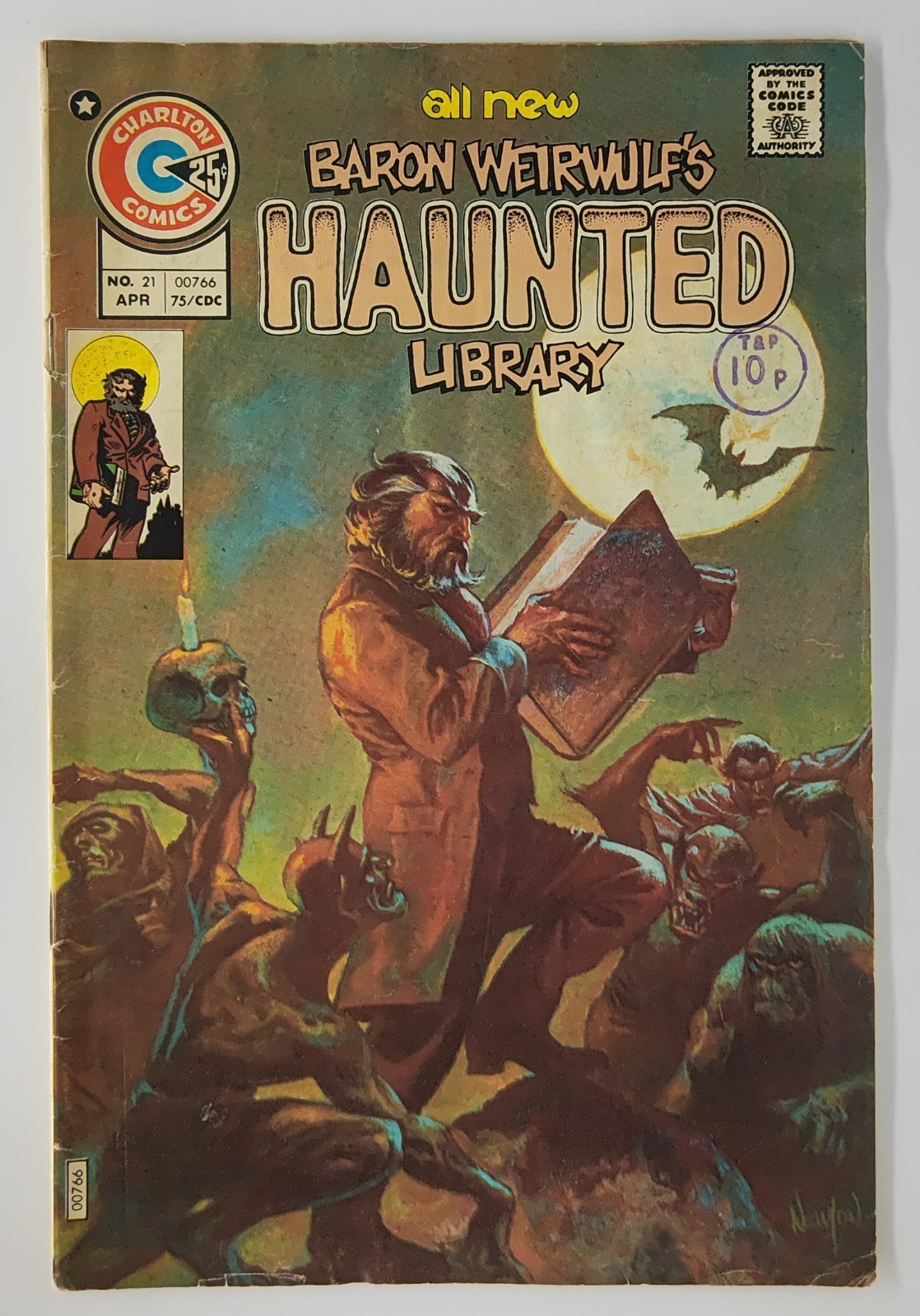 Haunted #21 Charlton 1975 First Appearance of Baron Weirwulf VG+