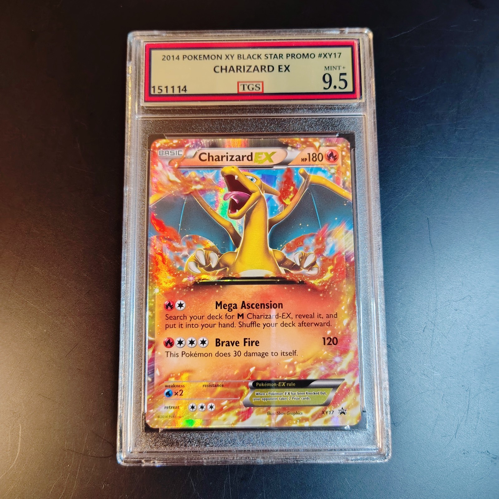 Charizard EX Black Star Promo XY17 Holo Charizard EX Box 2014 TGS 9.5