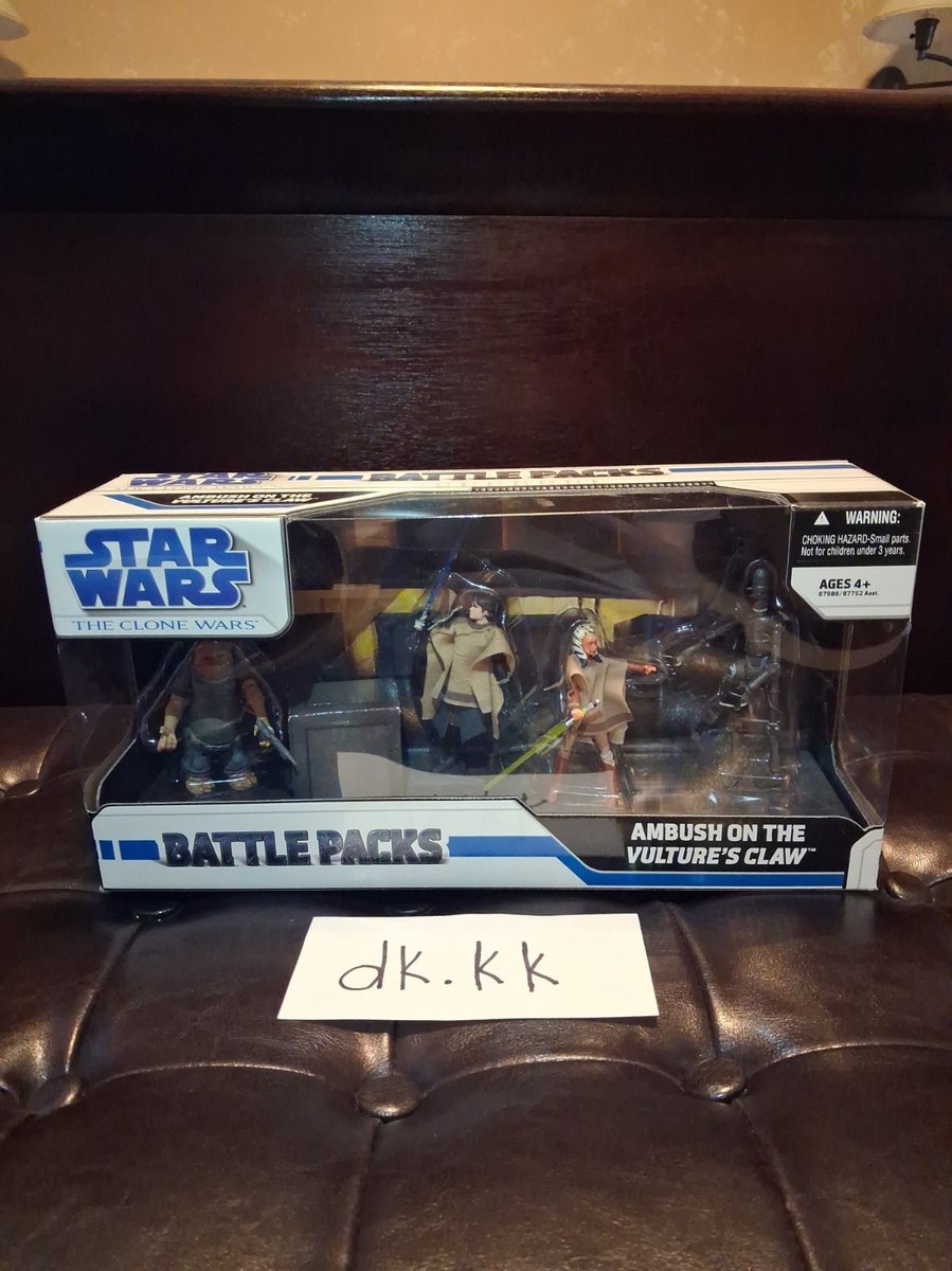 Hasbro Star Wars Battle - Modellino Clone Wars Ambush on Vultures Claw