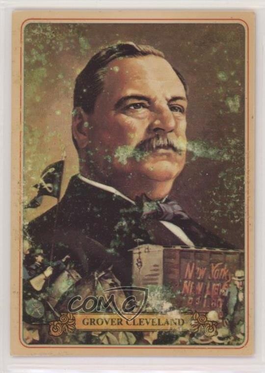 1976 Bel-Art Know Your US Presidents Rainbo Bread Grover Cleveland #22 z6d