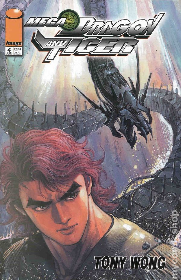 Mega Drago e Tigre #4 FN 1999 Immagine Stock