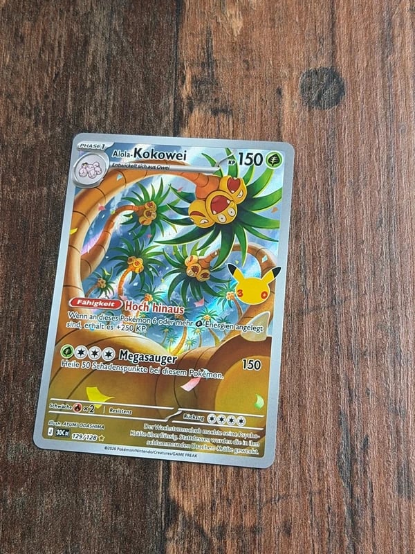 Alola Kokowei 30c 129 Pokémon Karte