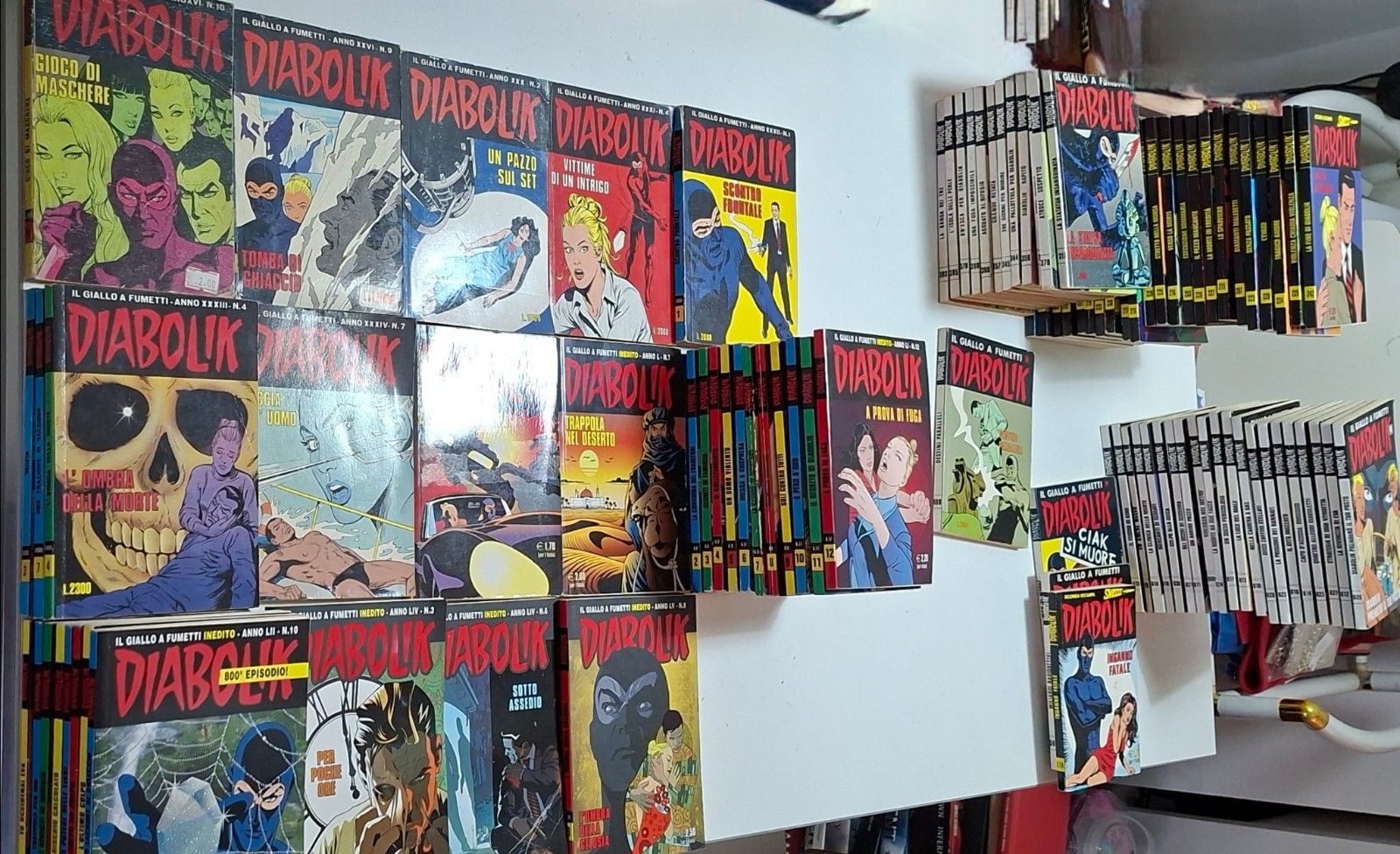 Lotto Diabolik 114 numeri varie tipologie
