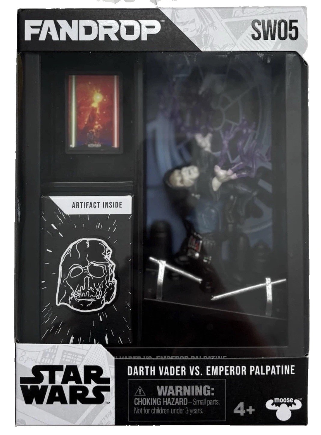 Fandrop Star Wars SW05 DARTH VADER VS. EMPEROR PALPATINE. New Sealed. 