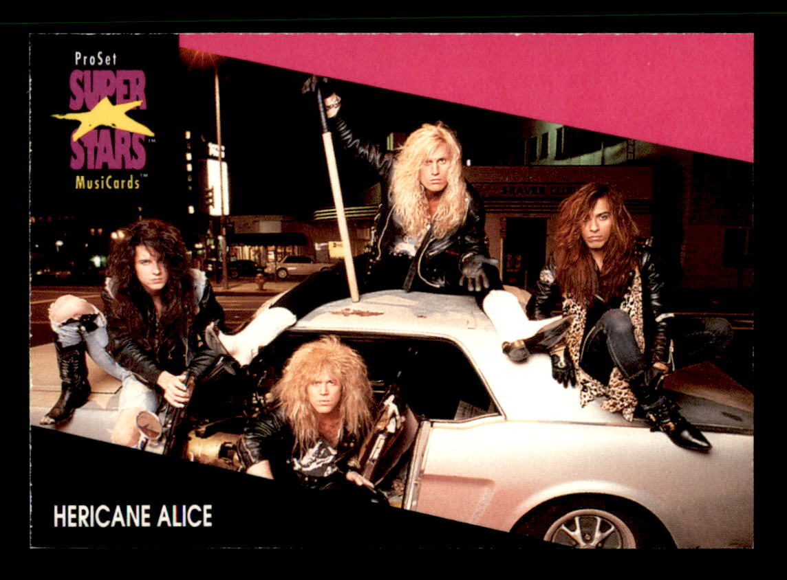 1991 Pro Set SuperStars MusiCards #184 Hericane Alice