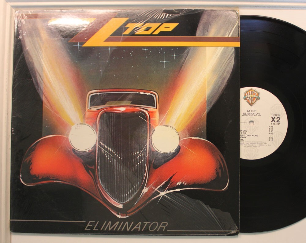 ZZ Top LP Eliminator Su WB - NM! / VG++ (Parziale Shrink)