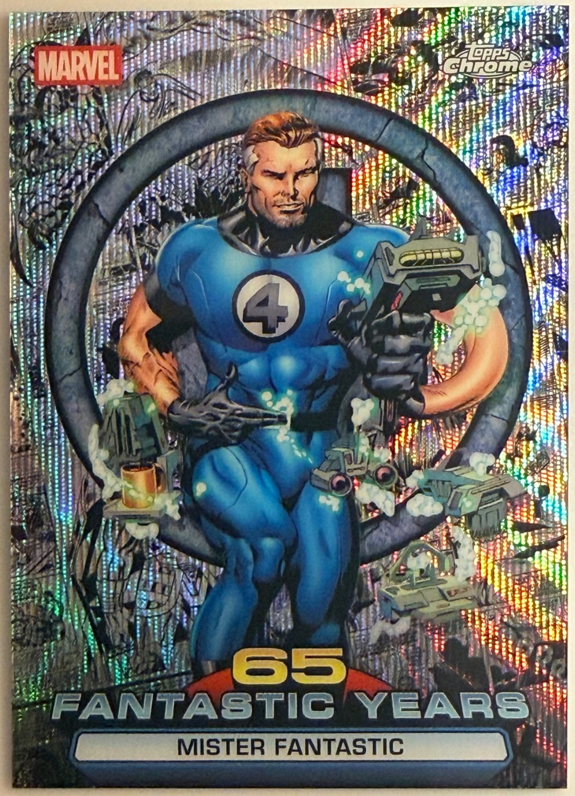 2026 Topps Chrome Marvel 65 Anni Fantastici Mister Fantastic FY-01