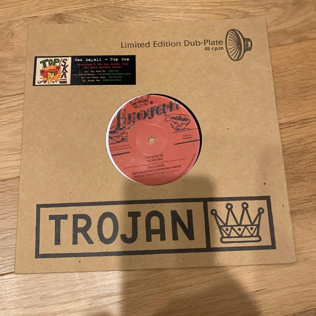 Gaz Mayall - Top Ska Records 7" single: Jackie Opel You Send Me / Ten Penny Nai