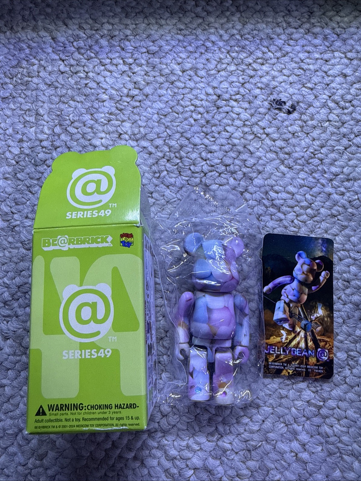 BE@RBRICK Serie 40 Marmo 100% personaggio da collezione di Medicom Toy,
