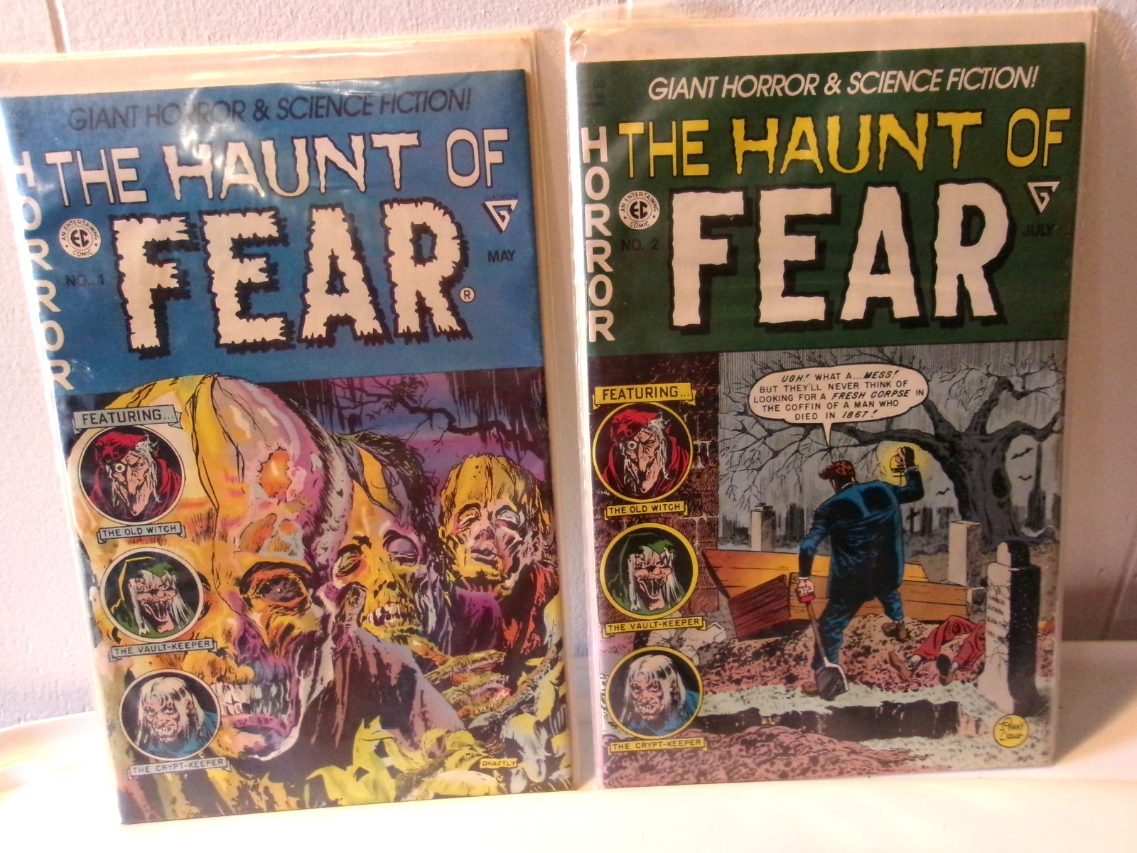 EC Comics Il ritrovo della paura, dimensioni giganti, ristampe # 1,2 quasi nuovo 1991