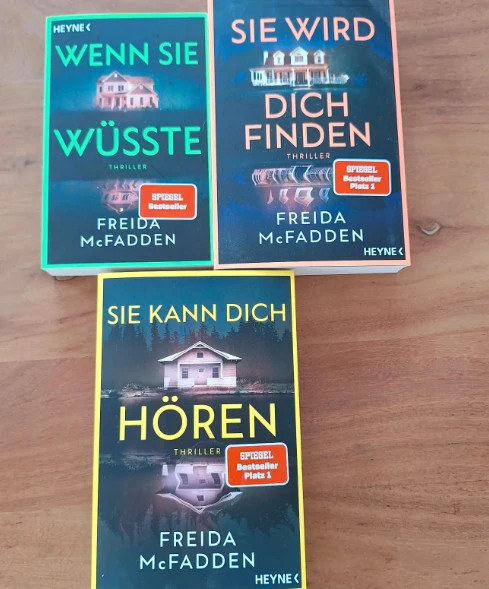 Freida McFadden Wenn Sie wüsste, sie kann dich hören, Bd 1-3