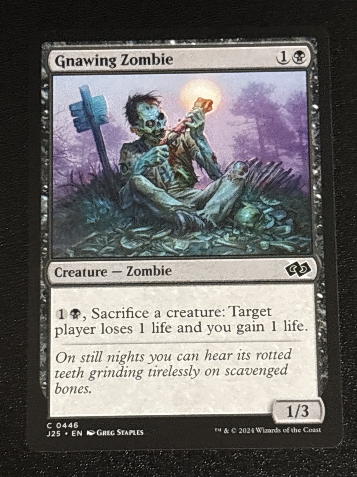 MTG Foundations Jumpstart Gnawing Zombie 0446 NM