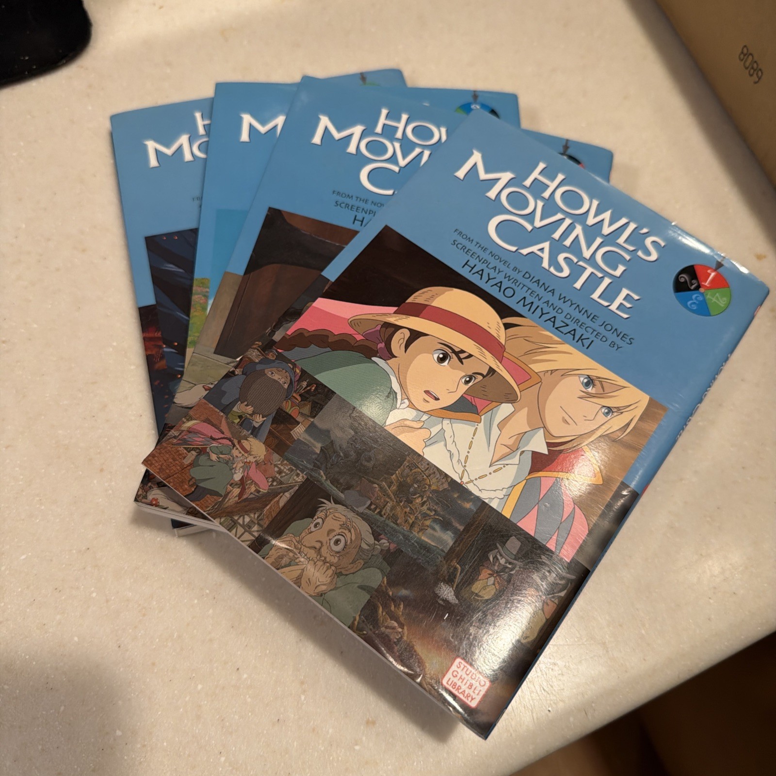 Howl's Moving Castle Manga Vol 1-4 Set Inglese VIZ Media Studio Ghibli