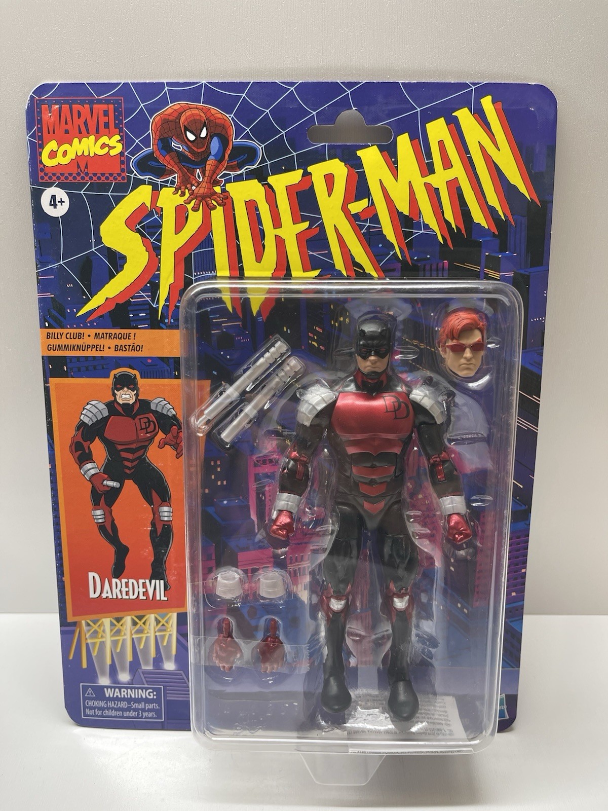 Marvel Legends DAREDEVIL Retro Spider-Man Series 2020 Hasbro Black Armor Sealed