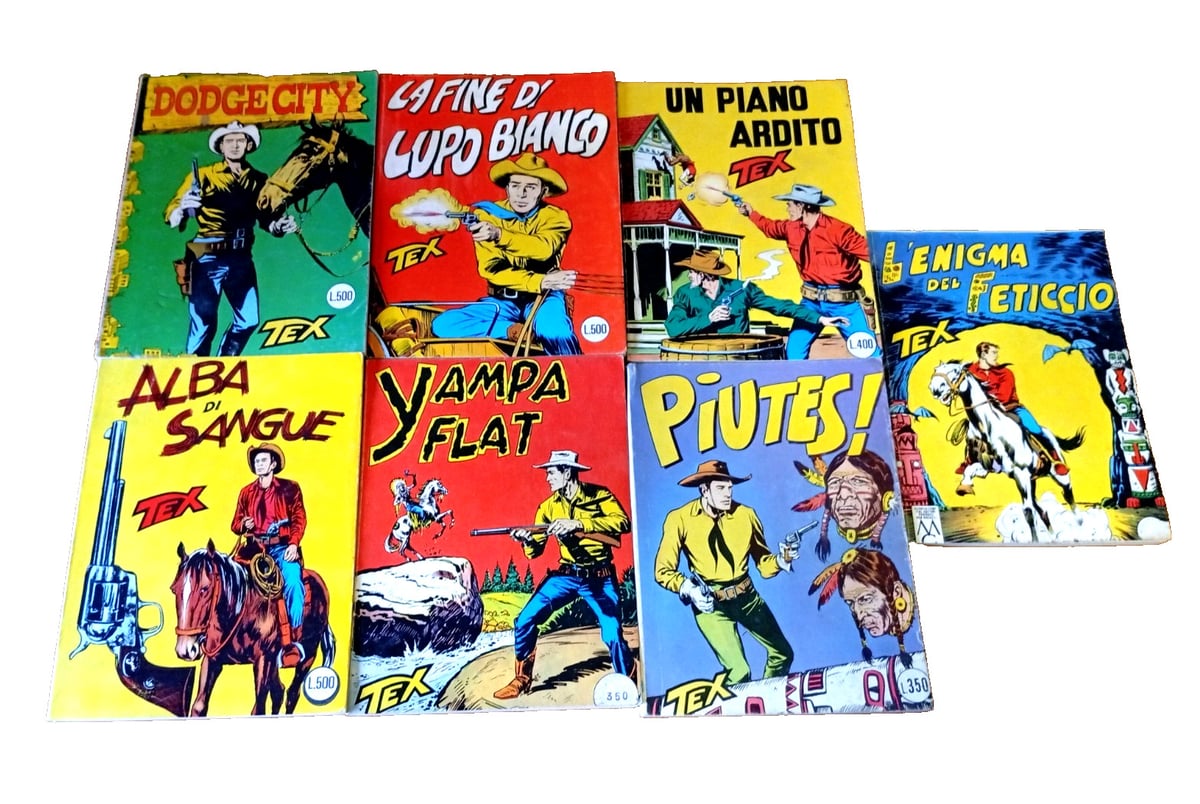TEX - LOTTO/SEQUENZA  18-19-20-21-22-23-24  ristampa