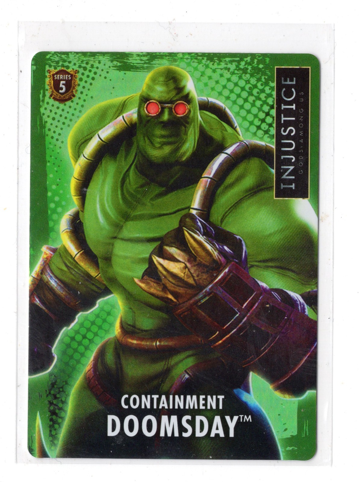DC Injustice Gods Among Us Arcade Series 5 #65 Containment Doomsday FOIL CARD