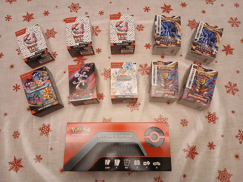 Lot boîtes vides Pokemon
