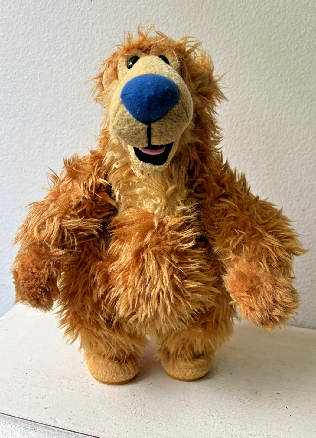 1999 Bear In The Big Blue House Singing & Dancing Plush Doll Mattel WORKS WELL