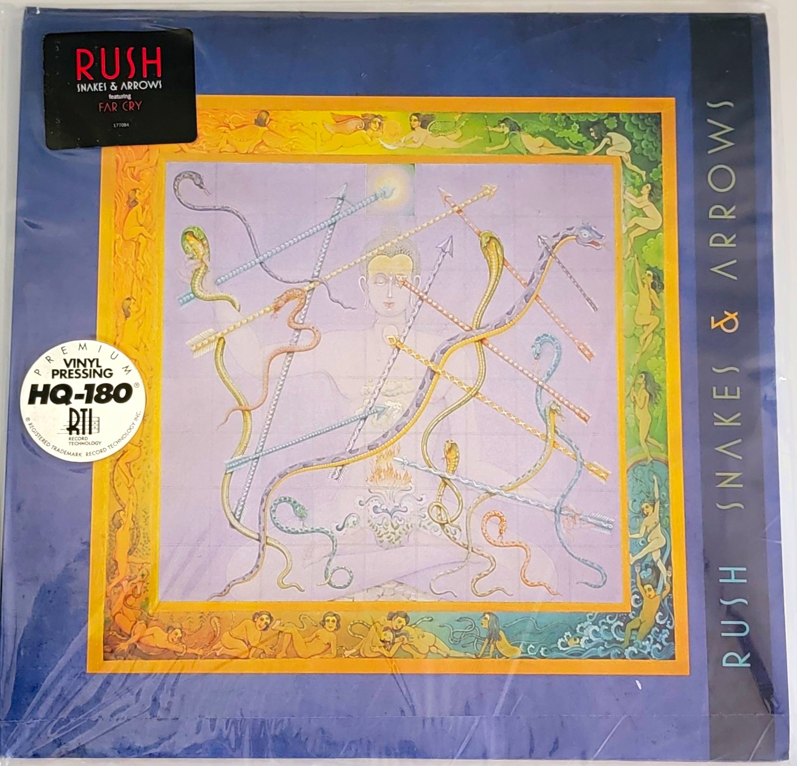 Rush Snakes & Arrows Vinyl 2LP 2007 Original 1st Press HQ-180 RTI Sealed Mint