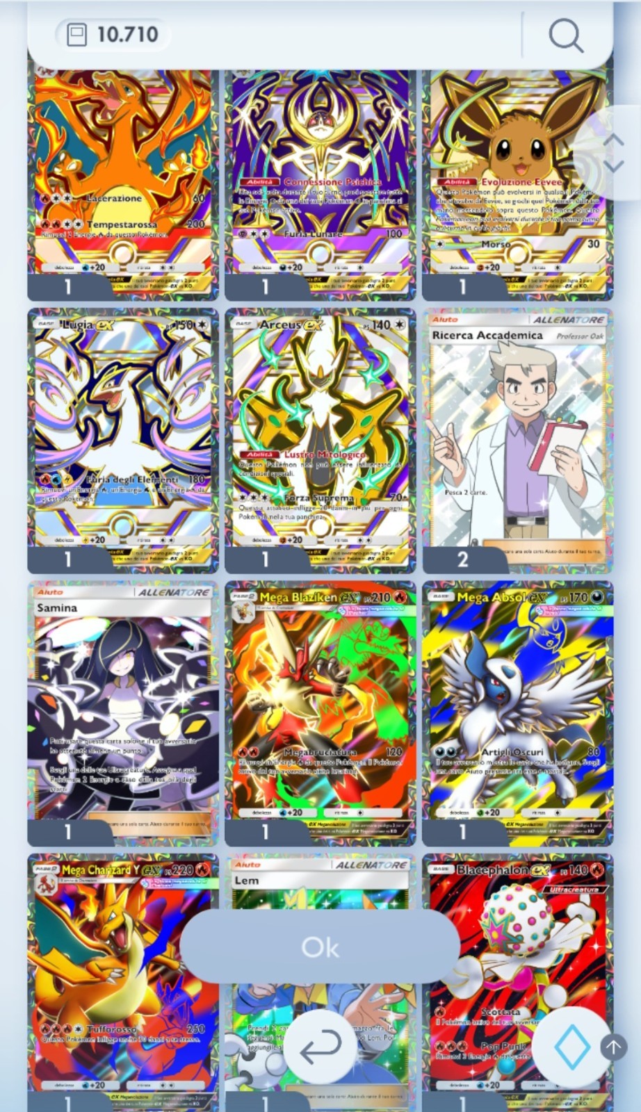 Pokémon TCGP Pocket App Cards