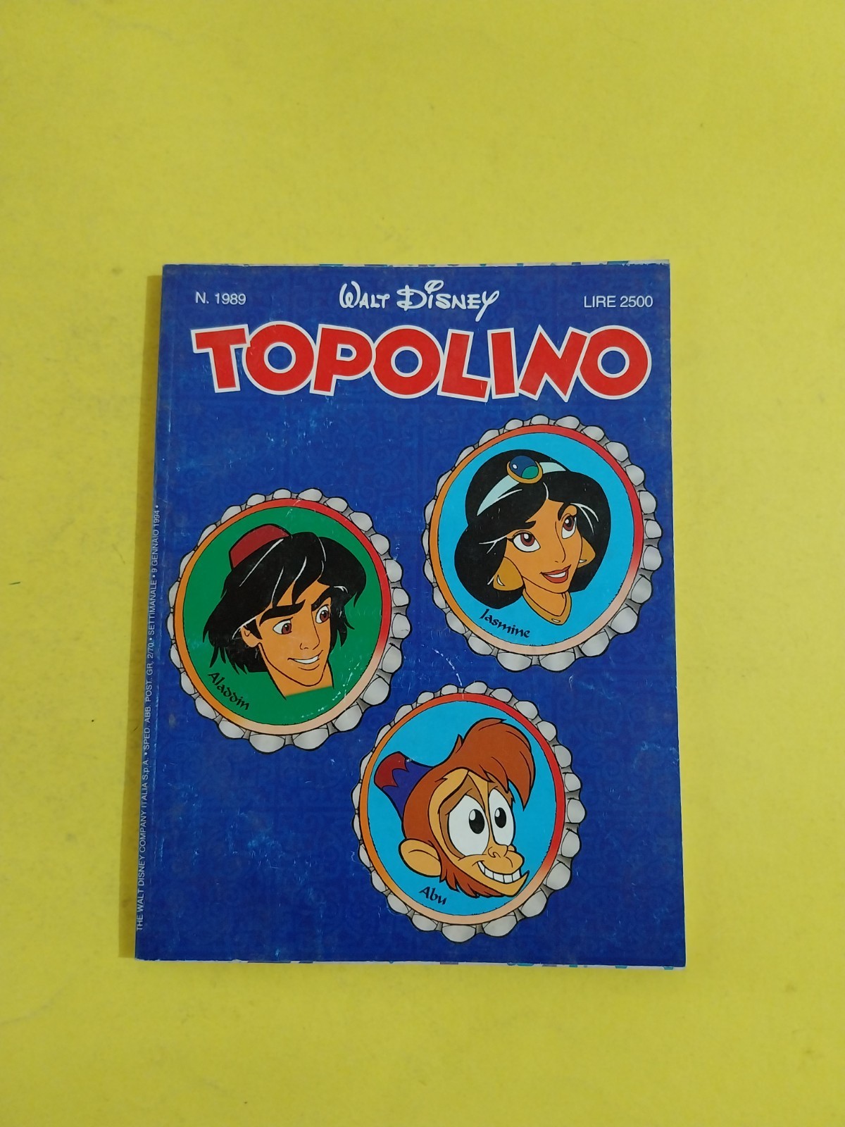 TOPOLINO  N 1989 GENNAIO  1994