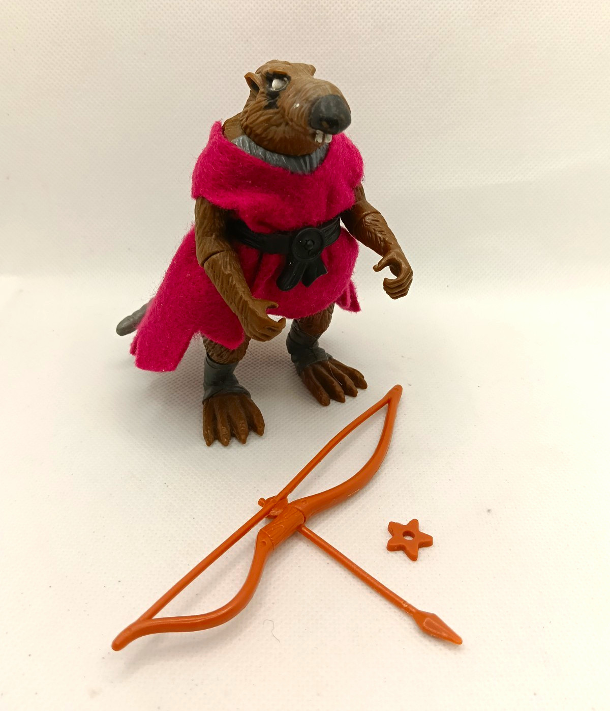 Modellino vintage TMNT Splinter Teenage Mutant Ninja Turtles Bow & Shuriken