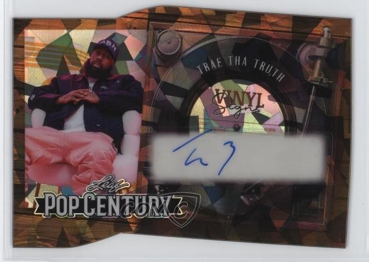 2026 Foglia Metallo Pop Secolo Cristalli Oro 1/1 Trae tha Truth #VS-TTT Auto d5n