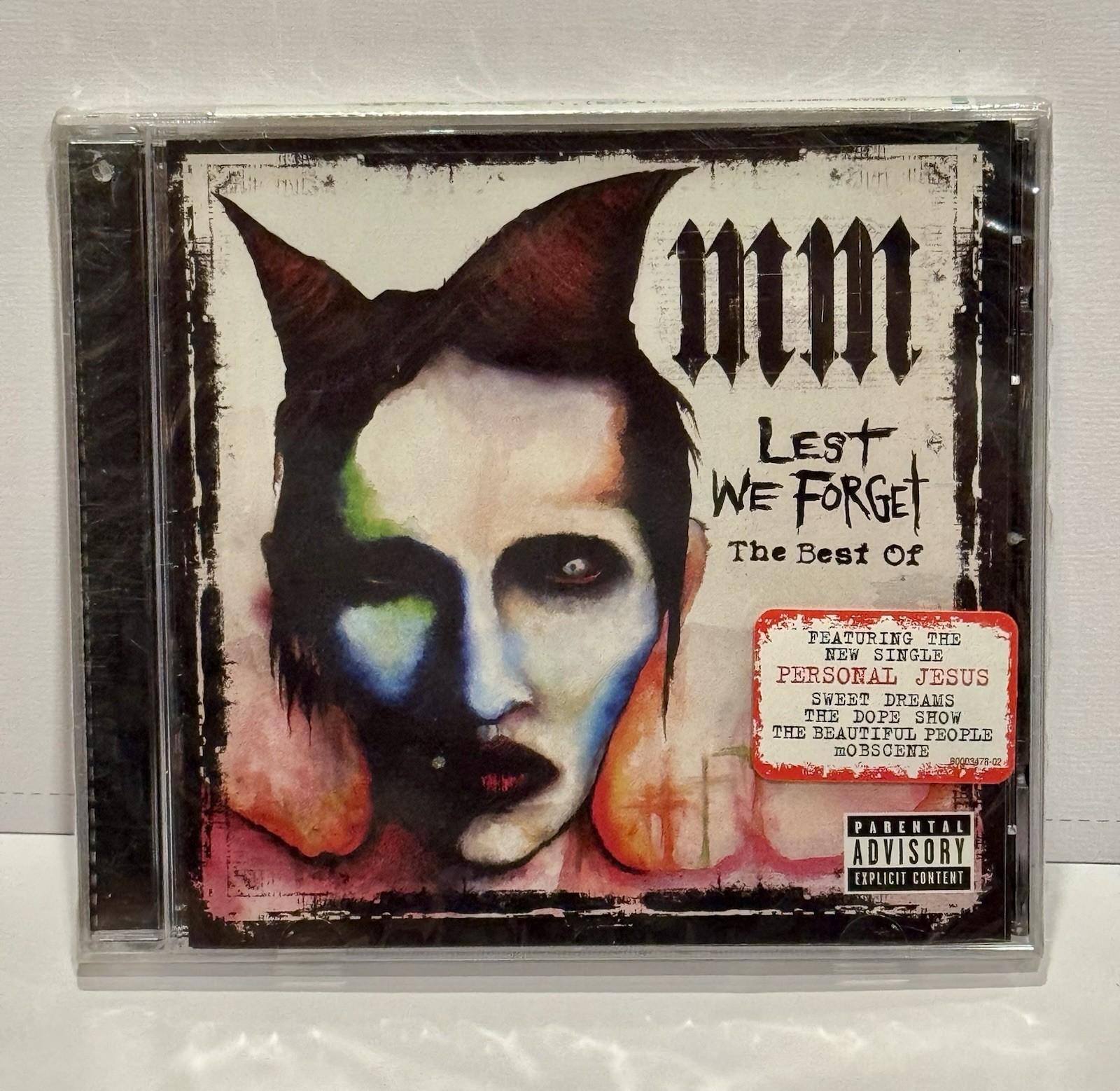 Marilyn Manson - Lest We Forget: the Best of (CD, 2004) New SEALED