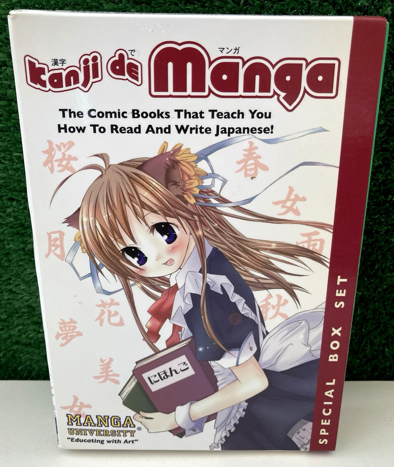 3 x Kanji De Manga University Book Boxset Volumes 1, 2 + ABC Learn To Draw Comic
