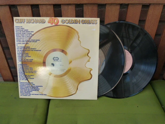 dubbel lp cliff richard 40 golden hits