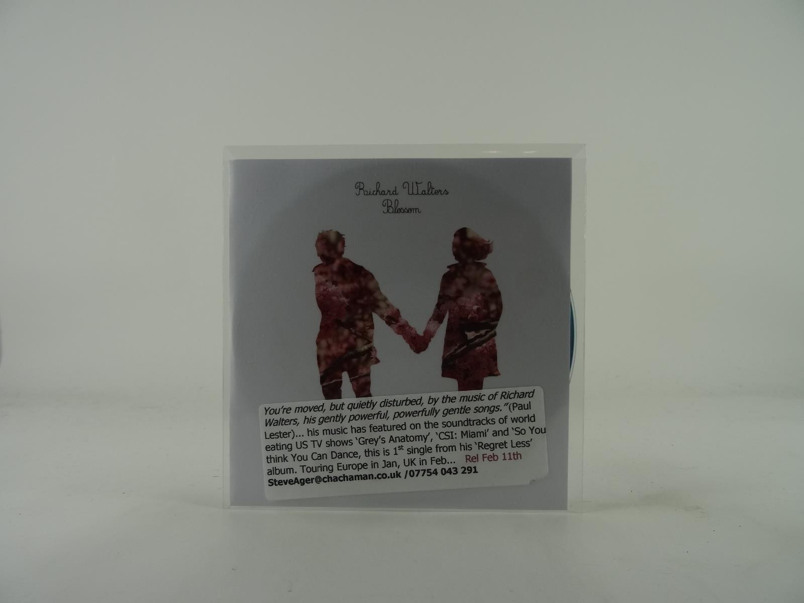 RICHARD WALTERS BLOSSOM (A47) 1 Track Promo CD Single including Picture Sleeve B