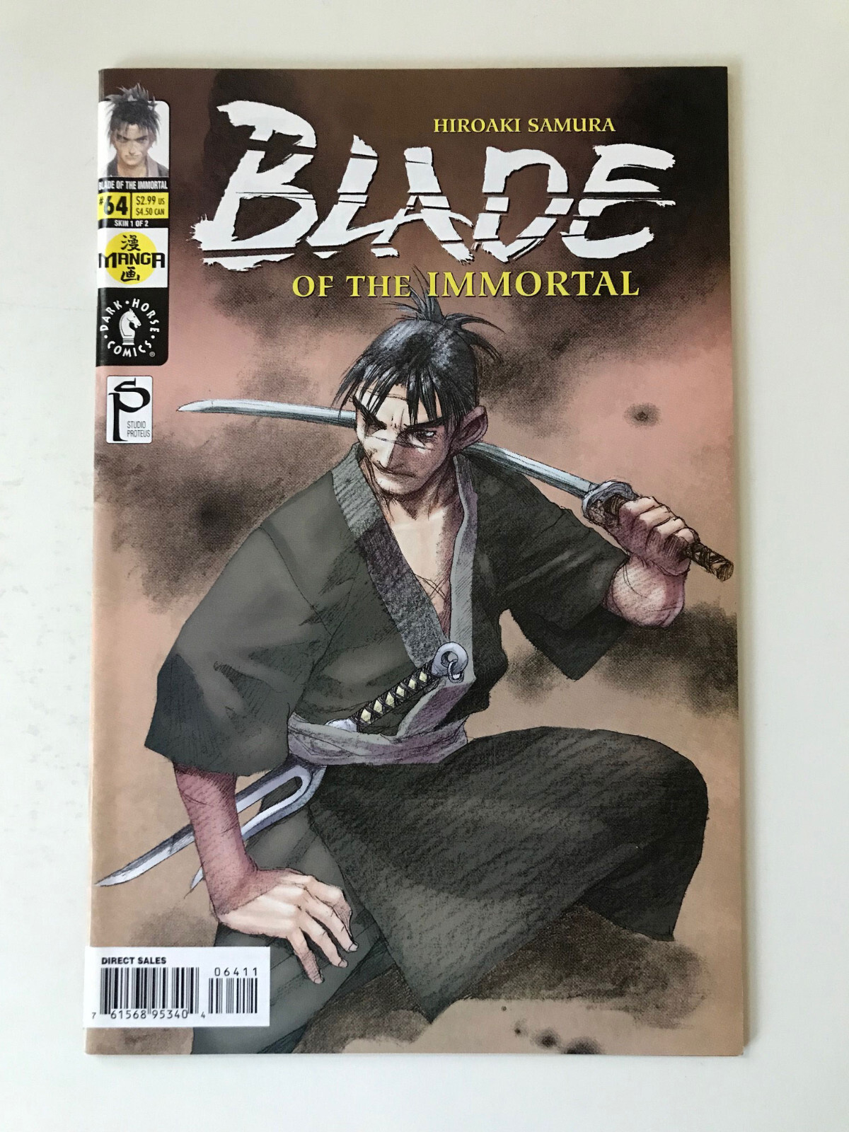 Blade of the Immortal #64 Dark Horse Comics Skin 1/2 2002 Samura Manga MT BIN